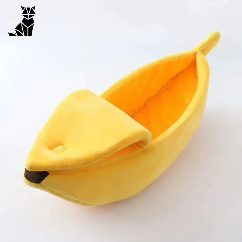 Banan dla Kota – Stylowe Legowisko i Komfort żółty / S-40x15x10cm