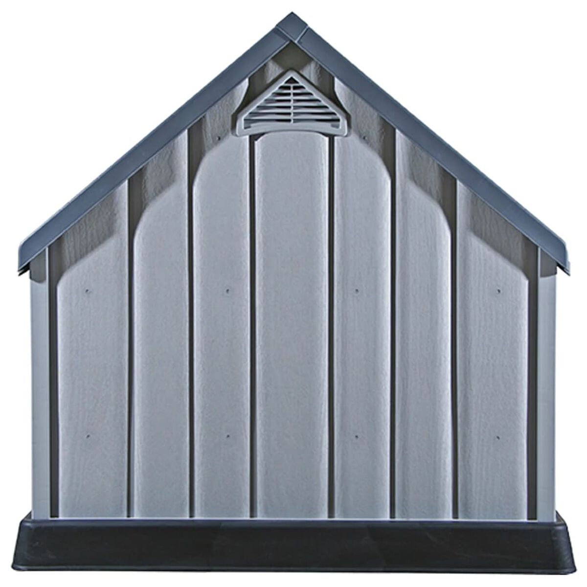 Buda dla Psa Plastikowa 92x87x91 cm z Podniesioną Podłogą Szara – widok 6