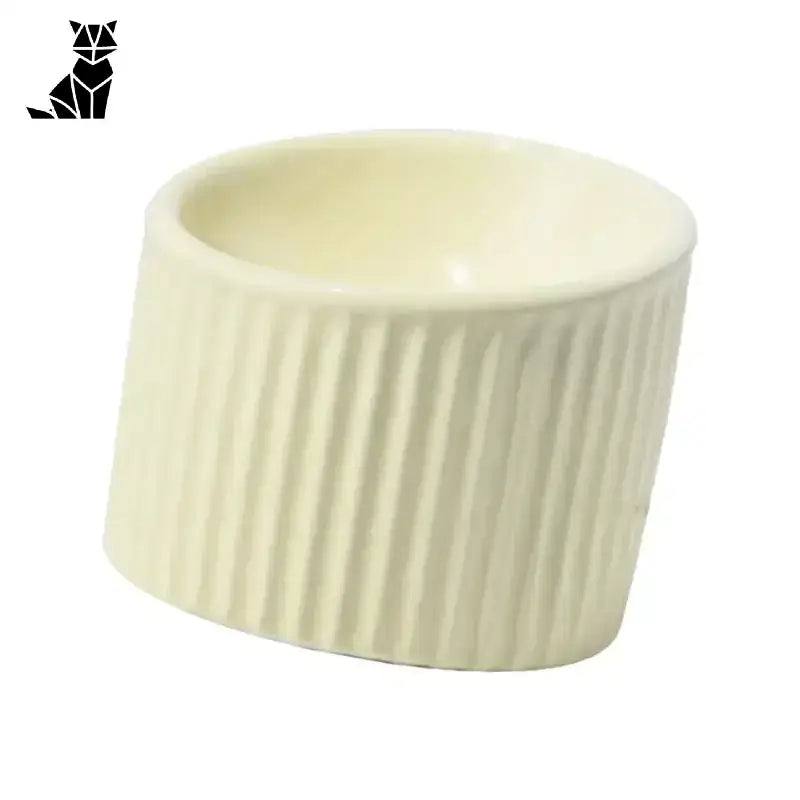 Ceramiczna Miska dla Kota - Elegancki Styl i Komfort żółty