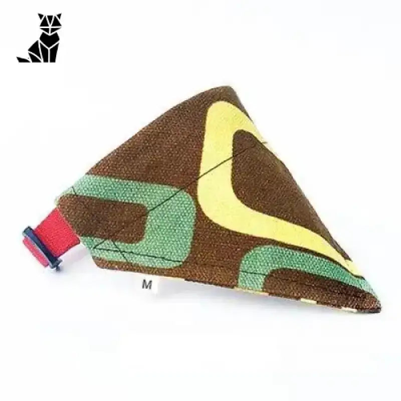 Chusta dla Kota – Stylowy Dodatek Codzienny Zielony / s Brązowy Zielony żółty