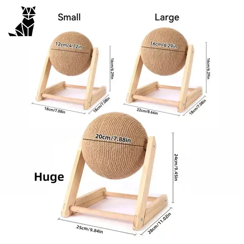 Domek z Drapakiem dla Kota Pełen Zabawy Trzy Kot Piłki