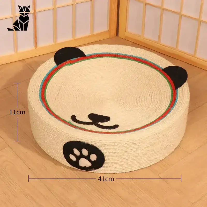 Elegancki Drapak dla Kota Solidny Stylowy Panda Runda o Tematyce Pandy Kot