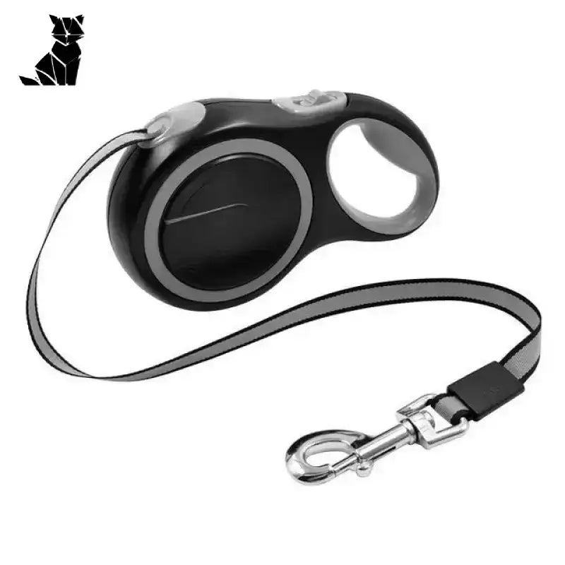 Kołowrotek dla Psa – Bezpieczne Spacery Codziennie Szary / 3 m - 15 Kg