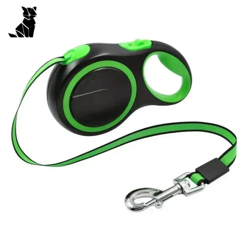 Kołowrotek dla Psa – Bezpieczne Spacery Codziennie Zielony / 3 m - 15 Kg
