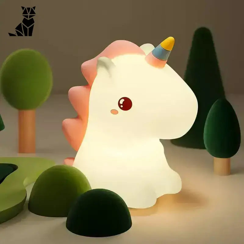 Lampka Nocna Led z Jednorożcem - Komfortowa Dekoracja Tytuł Domyślny