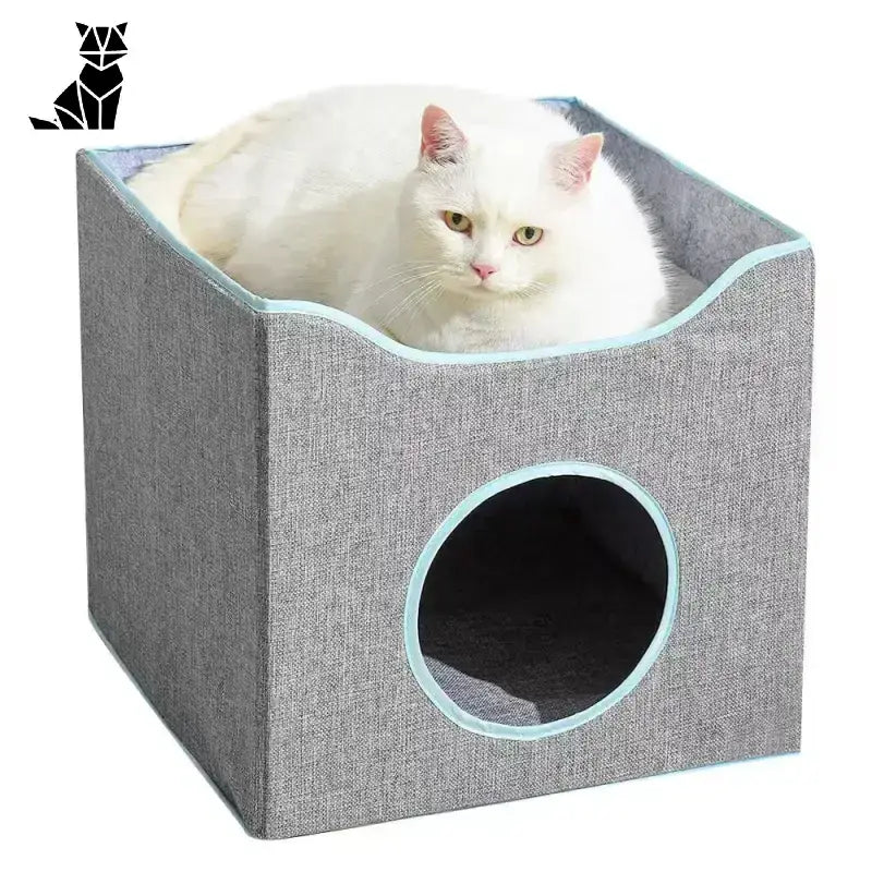Legowisko dla Kotki z Kociętami Premium Komfort 39x39x38cm