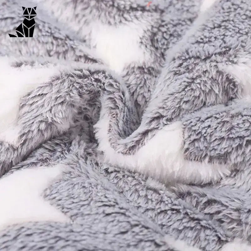 Luksusowy Koc Catscovered™ dla Twojego Kota Miękki Plusz Szary