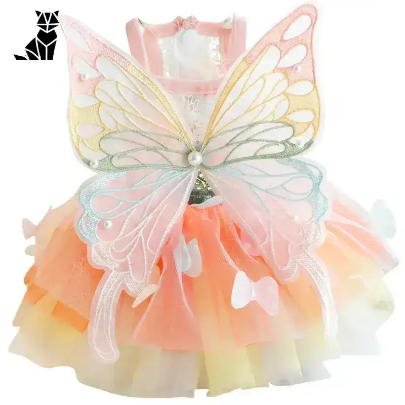 Pies w Sukience jako Stylowy Prezent Pastel Tęcza Wróżka