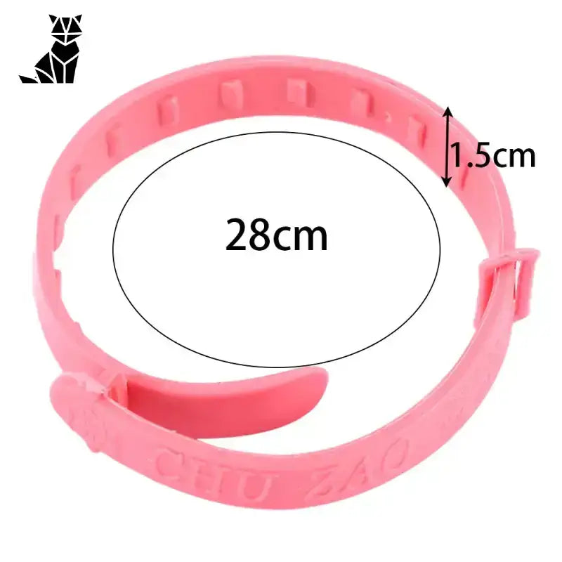 Skuteczna Obroża od Kleszczy dla Kota Różowy Plastik Zwierzak