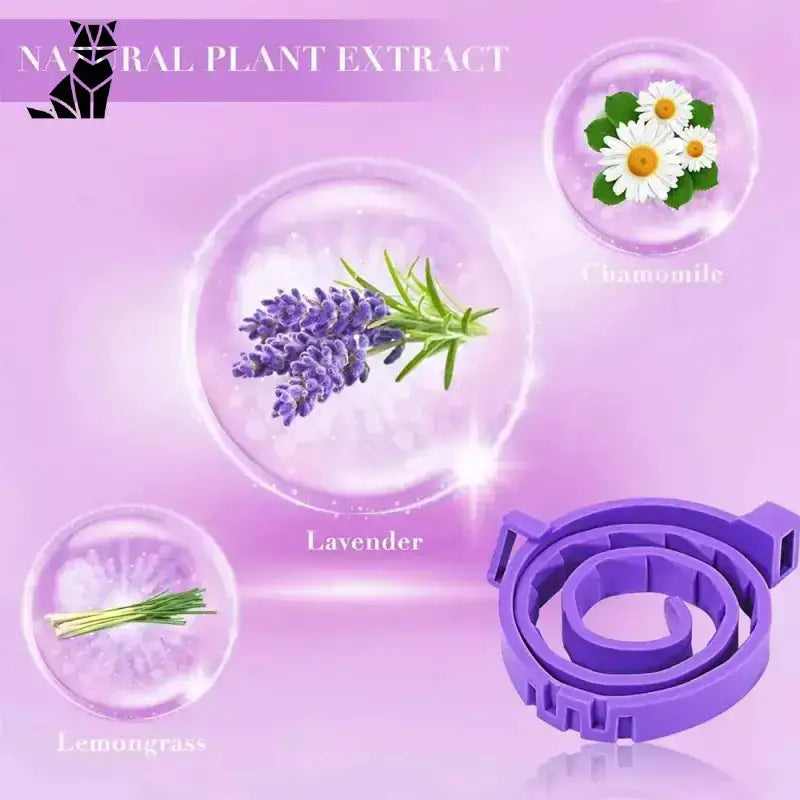 Skuteczna Obroża Przeciw Kleszczom dla Kota Fioletowy Zwierzak Kołnierz