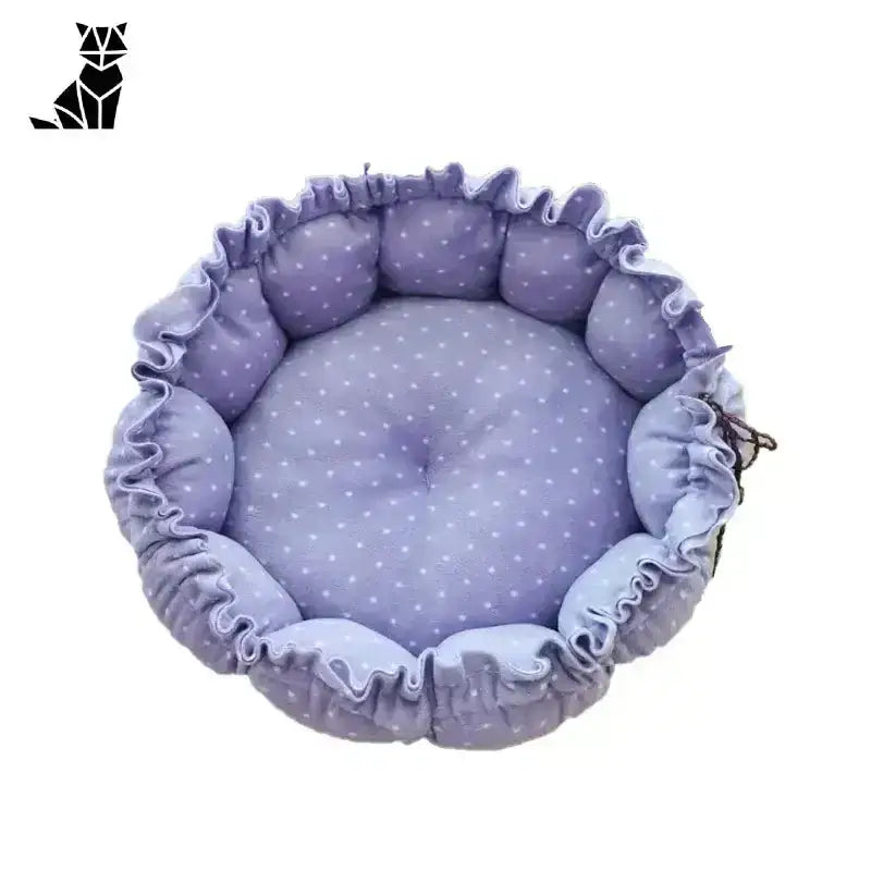 Sofa dla Kota - Komfort i Elegancja w Domu Runda światło Fioletowy
