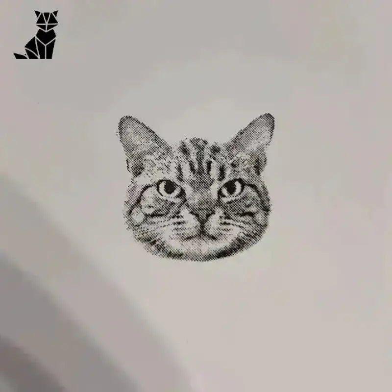 Stempel Art z Twojego Zdjęcia - Spersonalizuj Teraz! Szablon Krajowy Krótkowłosy