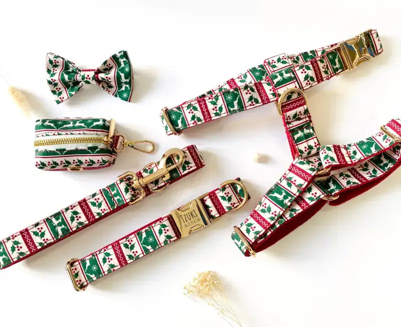 Świąteczna Smycz dla Psów 120 Cm - Komfort i Styl Tytuł Domyślny o Tematyce świątecznej Zwierzak Akcesoria