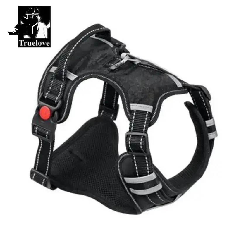 Szelki Antyciągnięciowe Truelove dla Psa - Komfort i Pewność Czarny / s (4-7kg)