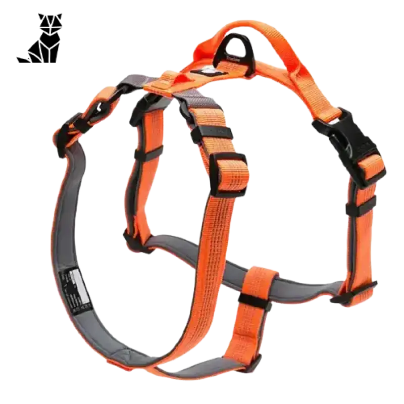 Szelki dla Psów Truelove Mountain - Komfort i Bezpieczeństwo Pomarańczowy / Xs Pomarańczowy Szary Pies