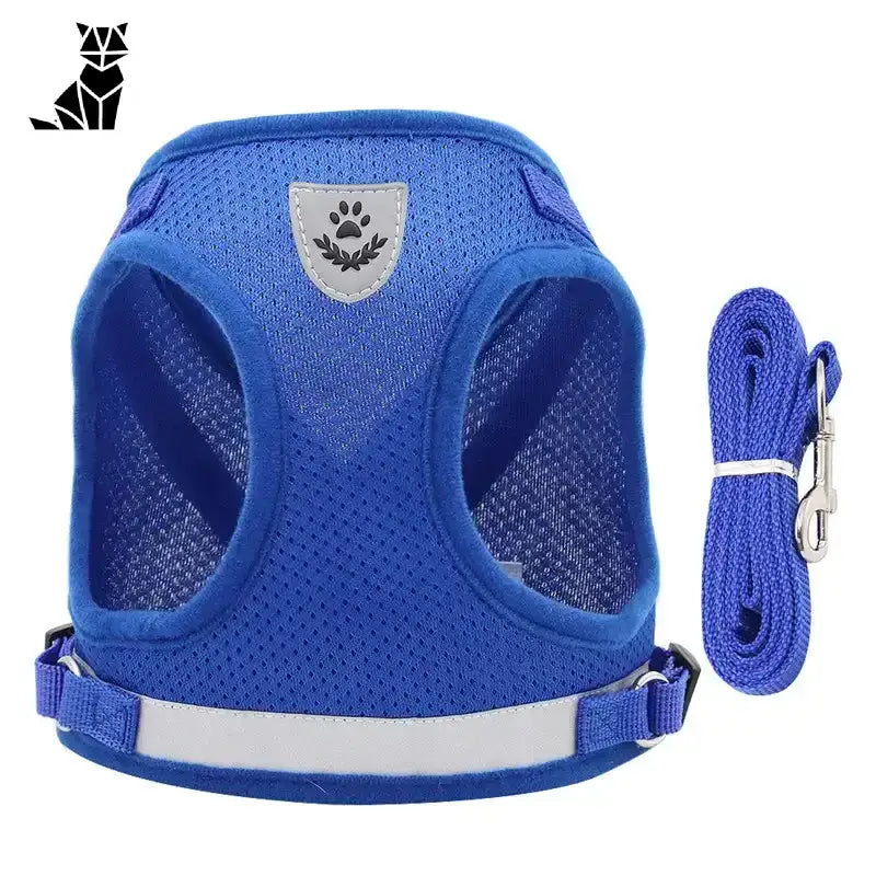 Szelki dla Zwierząt Bez Ucisku i Stresu Niebieski / Xs 0.5-1.5kg Oddychający Niebieski Siatka