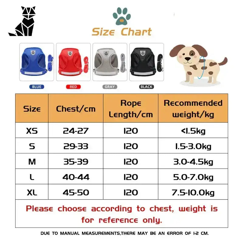 Szelki dla Zwierząt Bez Ucisku i Stresu Zwierzak Uprząż Smycz