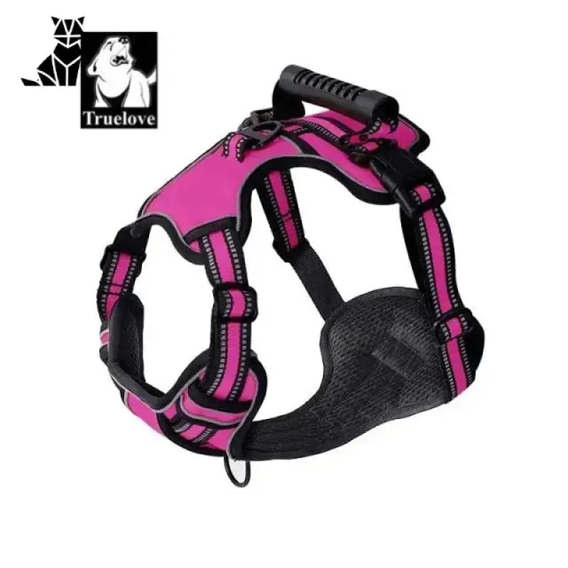 Szelki Truelove Ergonomiczne Regulowane dla Psa Fioletowy / s (4-7kg) Różowy Pies Uprząż
