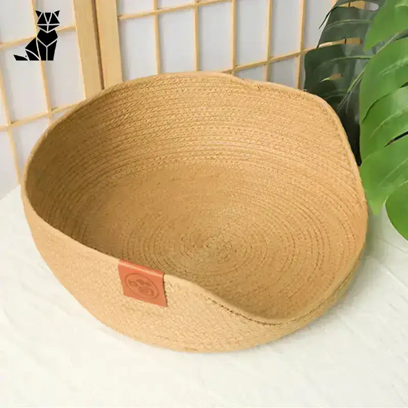 Tkana Sofa Bambusowa dla Kota i Psa - Styl i Komfort