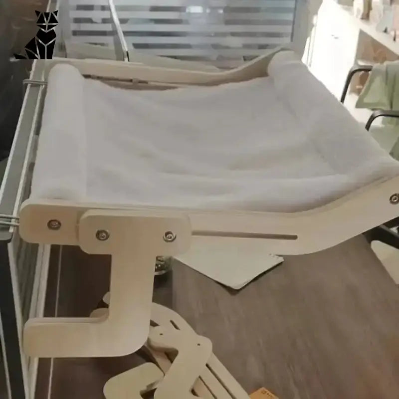 Wygodne Legowisko Dla Kota Na Balkon w świeżym Powietrzu - Biały