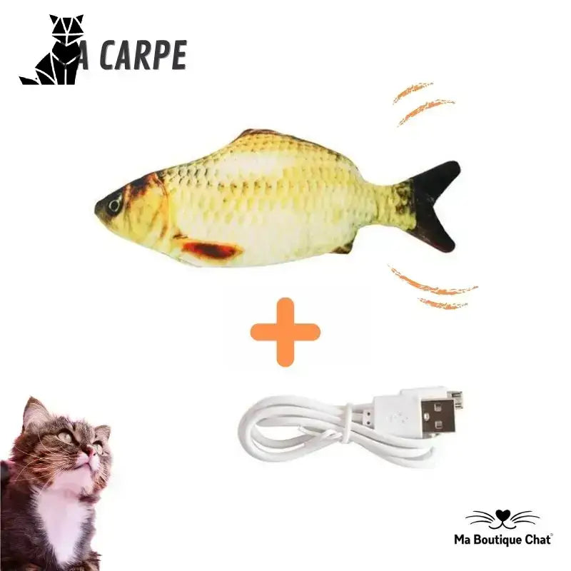 Zabawka Catsfish™ dla Kota – Idealna do Zabawy i łowienia La Carpe / 28-30cm