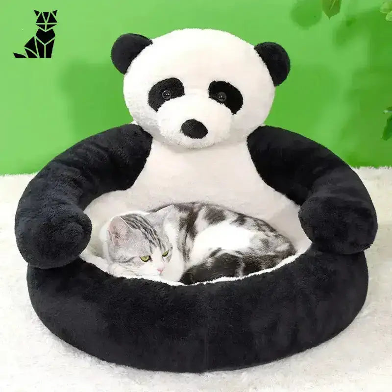 Zimowe Legowisko Misia – Komfort i Ciepło dla Pupila Panda / s 46 Cm Plusz w Kształcie Pandy Zwierzak