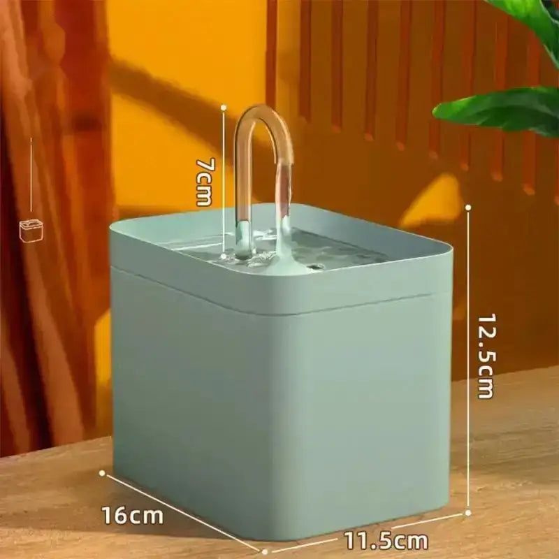 Automatyczna Fontanna dla Kota z Filtrem Cicha Niebieski / Usb