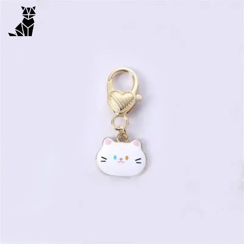 Brelok z Kotem do Kluczy: Styl i Urok na co Dzień Czat a Biały Kot Głowa