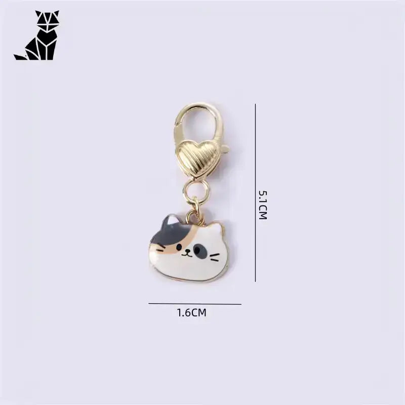 Brelok z Kotem do Kluczy: Styl i Urok na co Dzień Perkal Kot Głowa