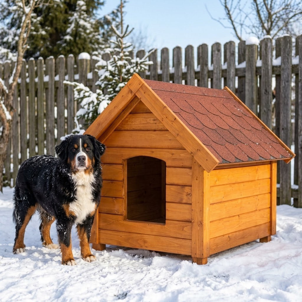 Buda dla berneńczyka – Ocieplana, XL, Teak