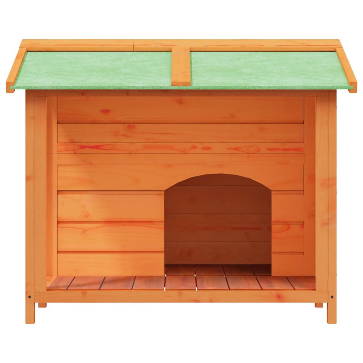 Buda dla Psa na Zewnątrz z Zadaszeniem 96x87x80,5 cm Drewno Sosnowe – widok 3