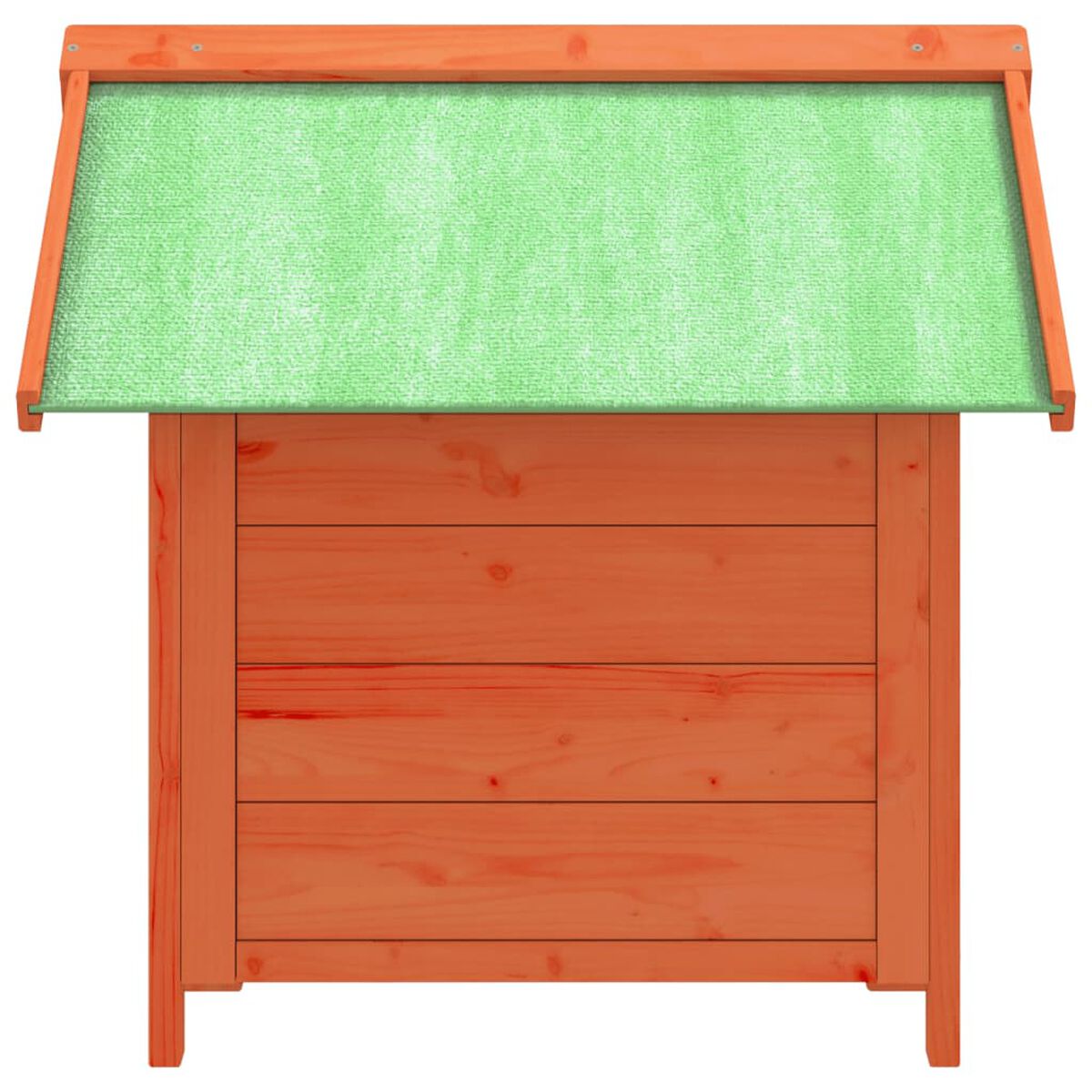 Buda dla Yorka i Małych Ras 65x65x61,5 cm Drewno Sosnowe Brązowa – widok 5
