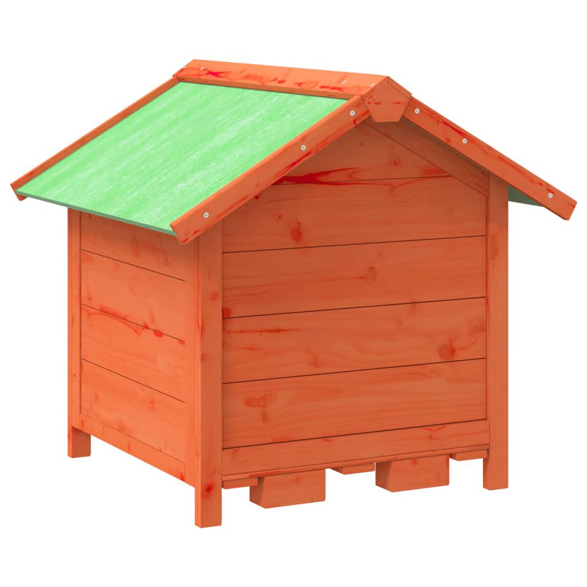Buda dla Yorka i Małych Ras 65x65x61,5 cm Drewno Sosnowe Brązowa – widok 6