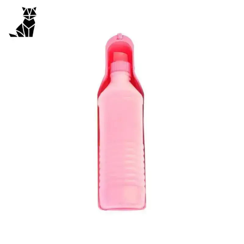Butelka dla Zwierząt – Wygoda na Spacerze Róża / 250ml Różowy Przenośny Zwierzak
