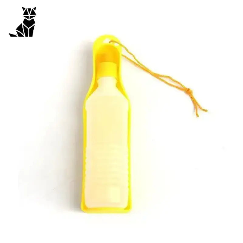 Butelka dla Zwierząt – Wygoda na Spacerze żółty / 250ml żółty Przenośny Zwierzak