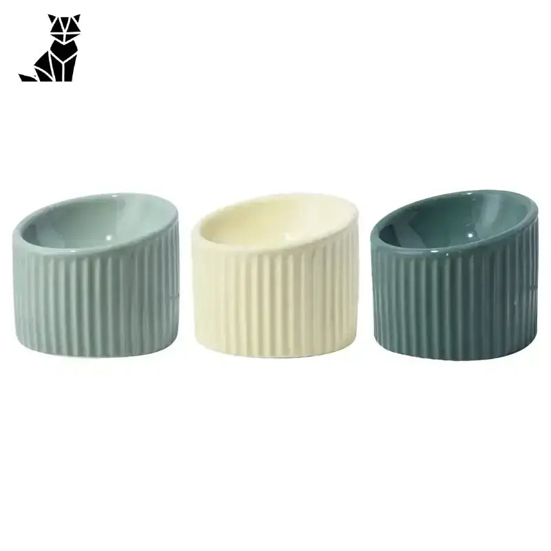 Ceramiczna Miska dla Kota - Elegancki Styl i Komfort Zestaw Trzy Ceramika