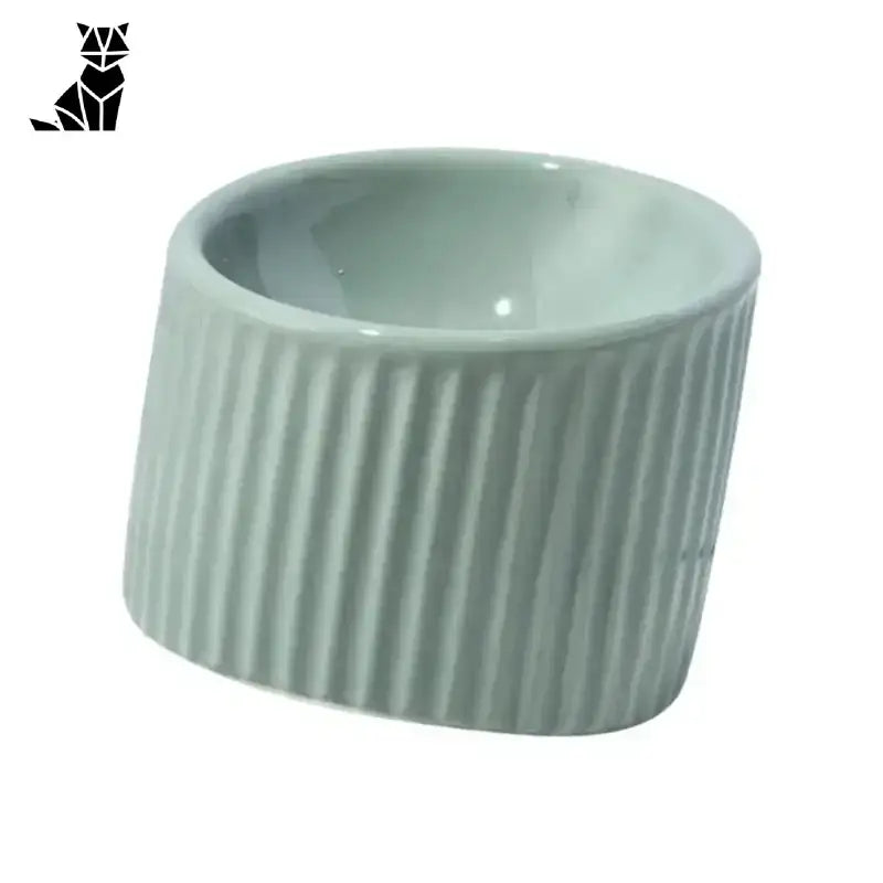 Ceramiczna Miska dla Kota - Elegancki Styl i Komfort Zielony światło Zielony Ceramika