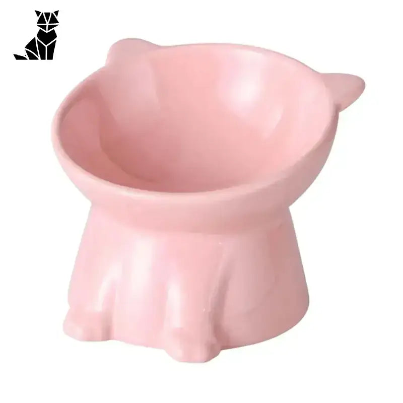 Ceramiczna Miska dla Kota – Styl i Wygoda Różowy