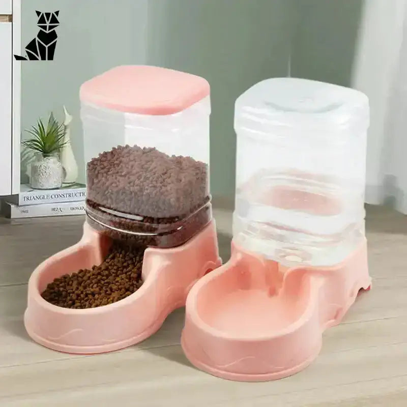 Ceramiczna Miska dla Kota - Zdrowie i Komfort Różowy / 1x Fontanna do Picia Różowy Automatyczny Zwierzak