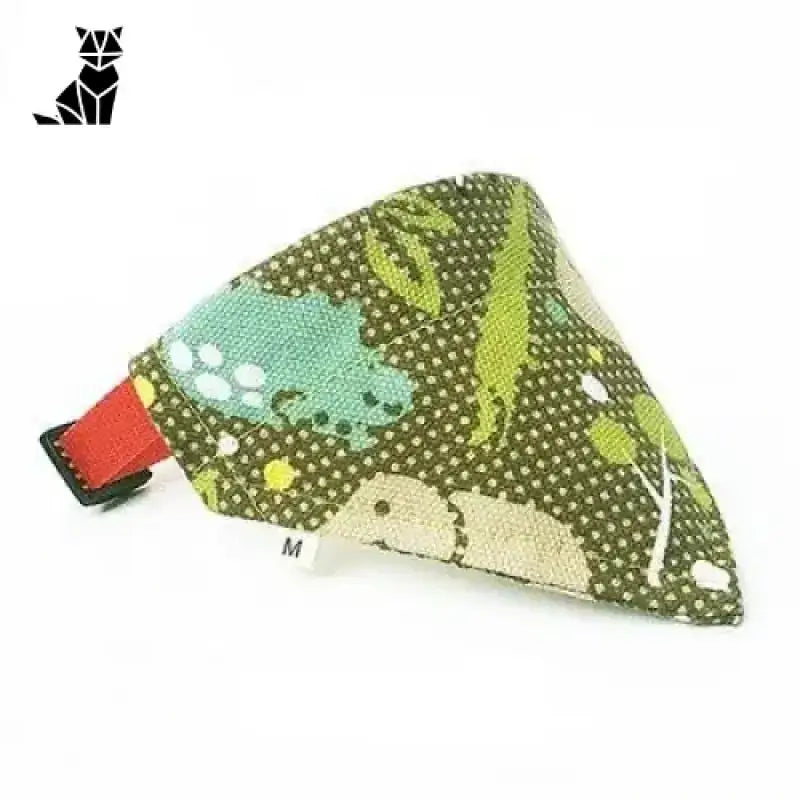 Chusta dla Kota Regulowana Bawełniana Stylowa to Byłby / s Tkanina Zwierzak Bandana