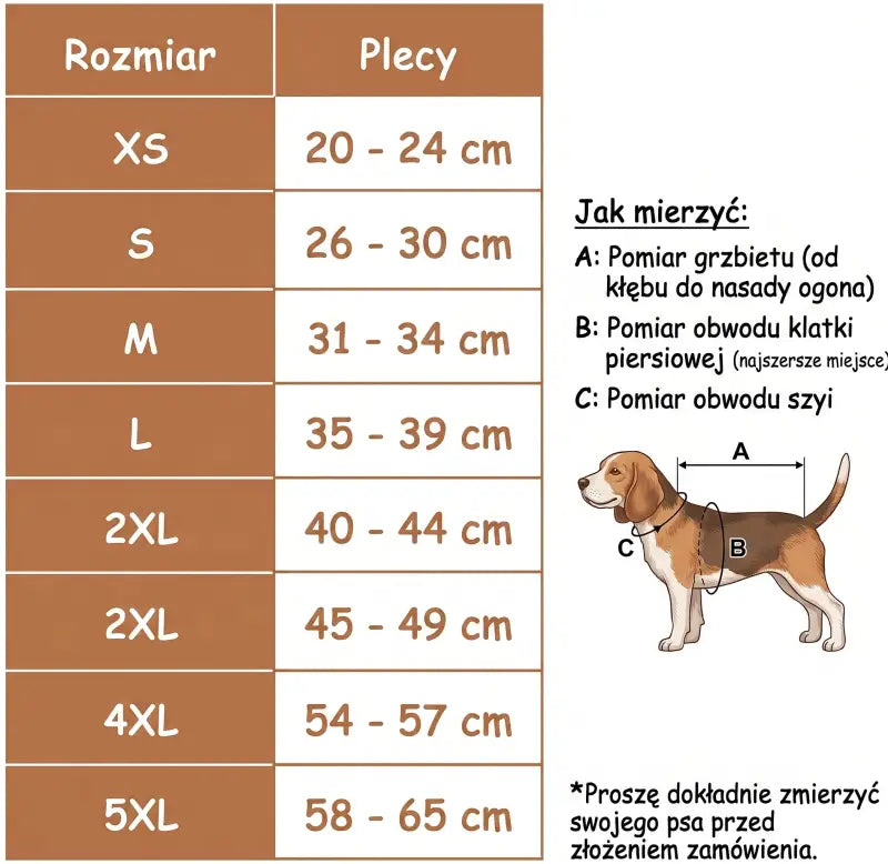 Ciepły Płaszcz Zimowy Wodoodporny dla Psa