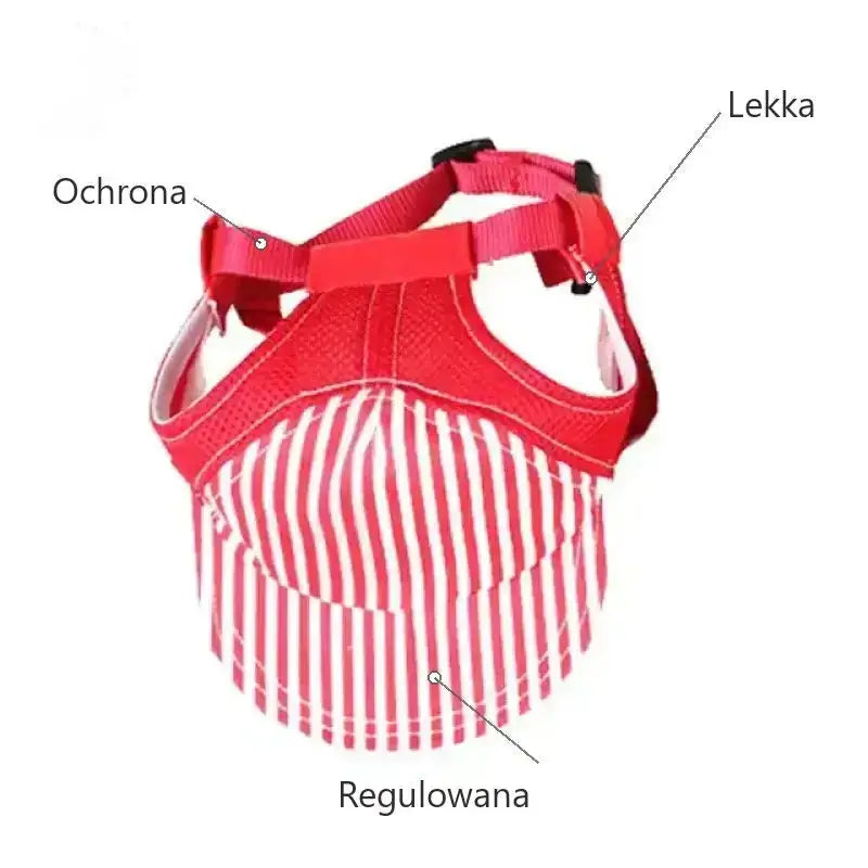 Czapka Bejsbolówka dla Psa z Ochroną Uv
