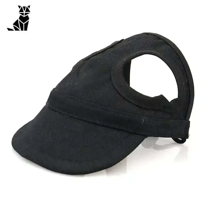 Czapka dla Psa z Daszkiem Ochrona Uv Czarny Zwierzak Baseball