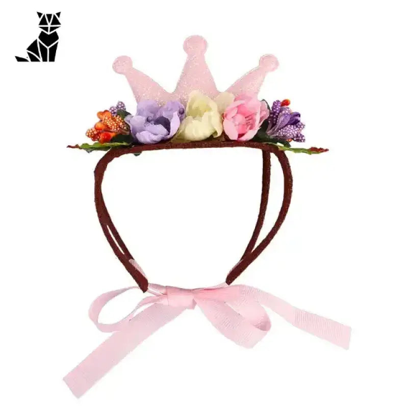 Czapka świąteczna dla Kota Miękka Wygodna Styl 1 / s (czat) Zwierzak Opaska Różowy