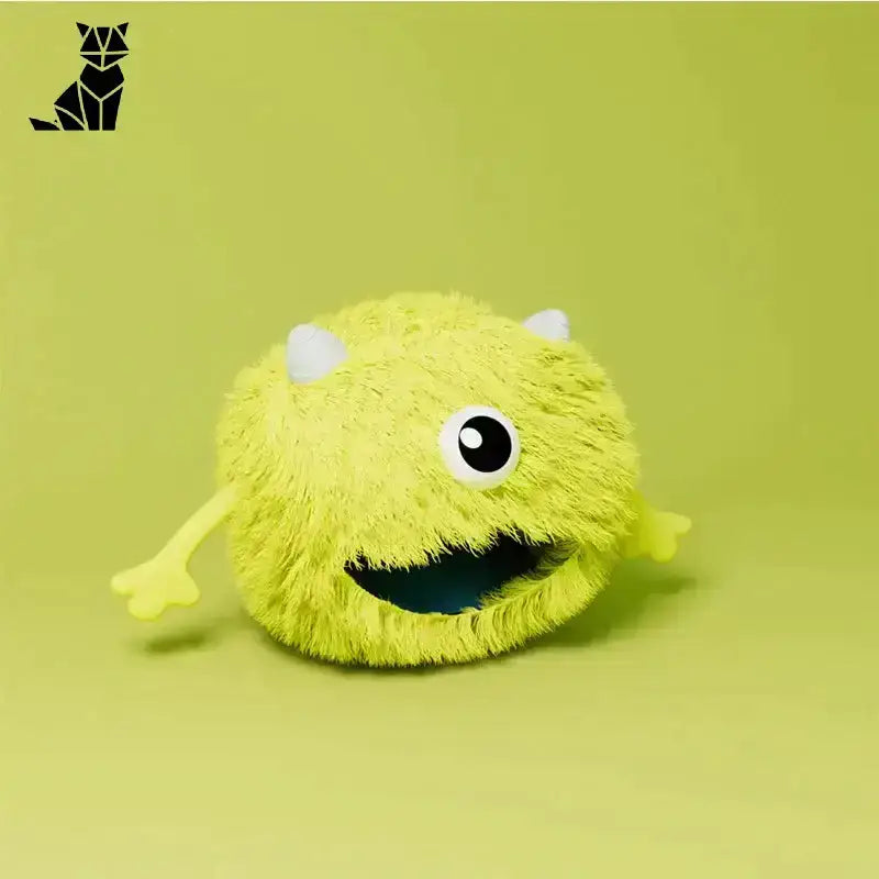 Domek dla Kota Pluszowy Miękki i Ciepły Gniazdo Zielonego Potwora / m 40cm Diameter Rozmyty Sferyczny Limonkowo-zielony