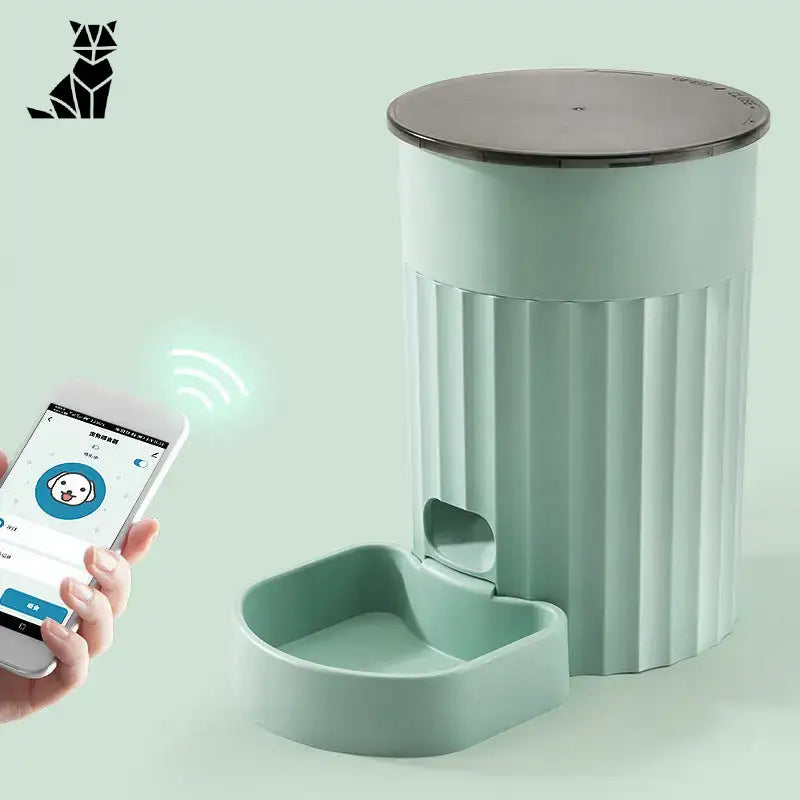Dozownik Karmy dla Kota z Aplikacją Smart Vert Clair