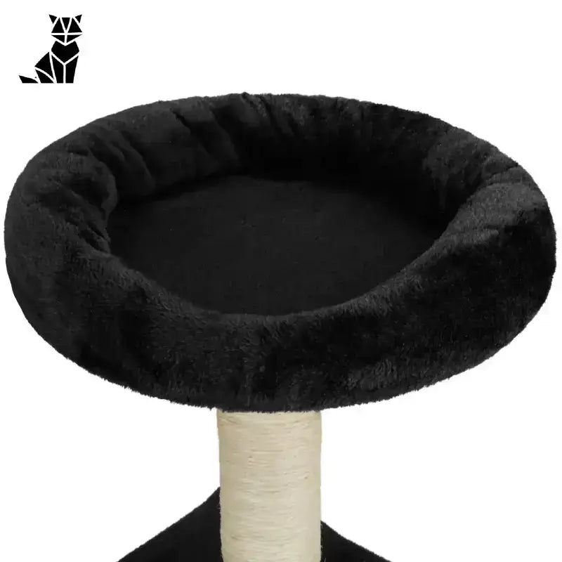 Drapak dla Kota Czarny – Elegancja i Wygoda Czarny Plusz Kot