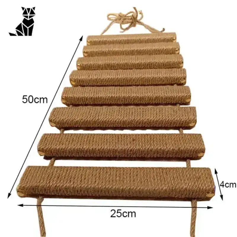Drapak Mocowany do ściany Sizalowy dla Kota 50 Cm Typ Sizalu Kompletny Kot Tablica Wykonany