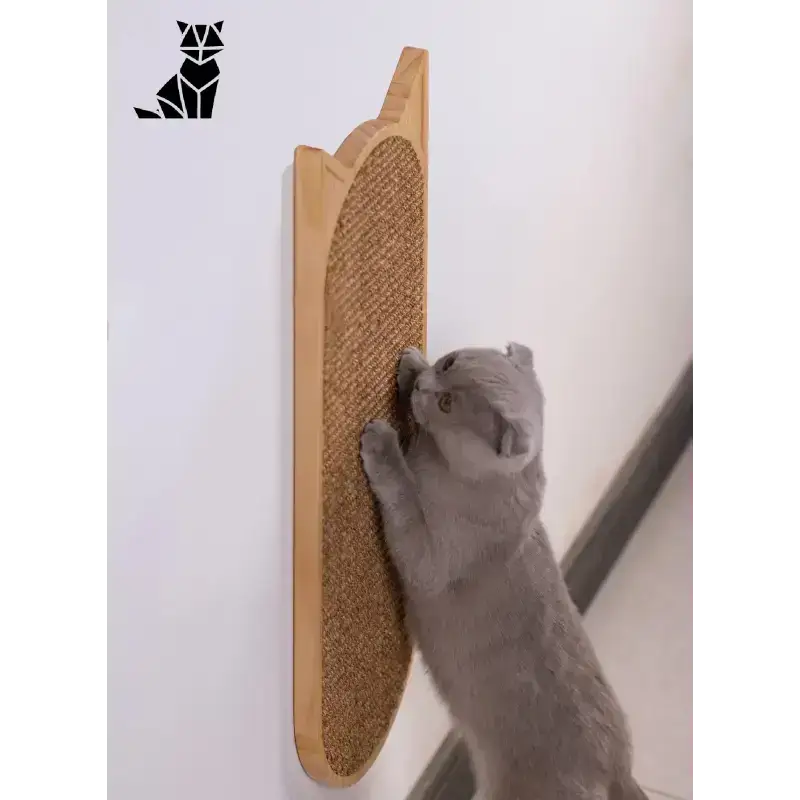 Drapak ścienny dla Kota Drewniany Kot Stanowisko