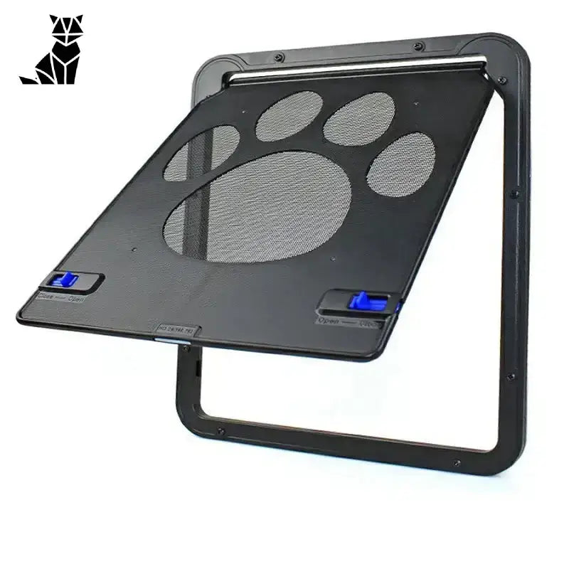 Drzwiczki dla Zwierząt Wytrzymałe Montażowe 37cm w x 42cm h Czarny Zwierzak Drzwi